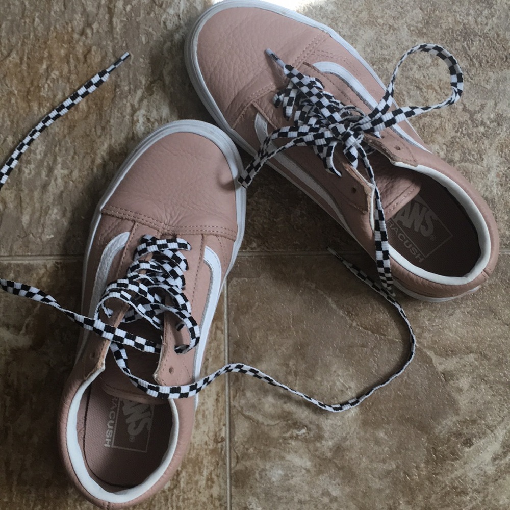 SOLD Vans X Madewell Blush Nude Sneaks - Picture 4 of 8